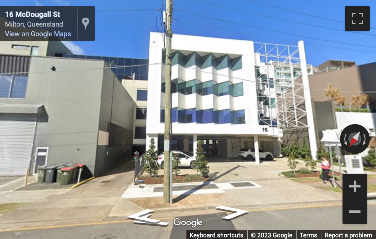 Street View image of 16 McDougall Street, Milton, Brisbane, Australia