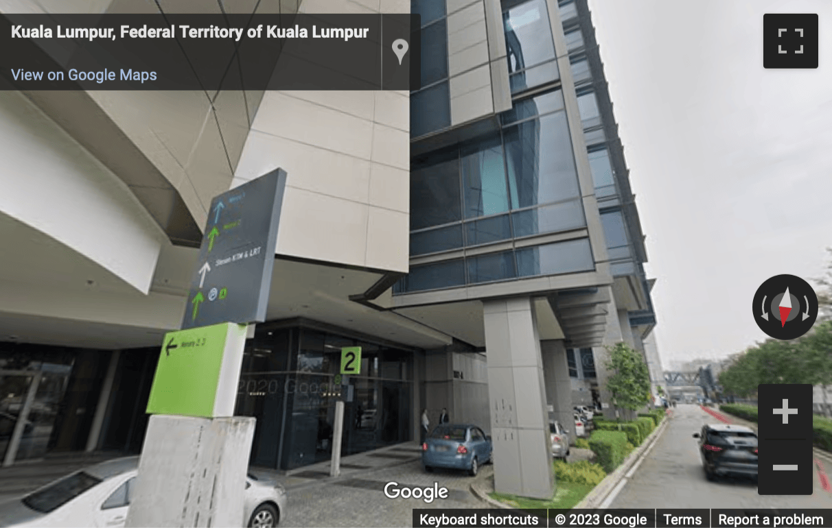 Street View image of Boutique Office 1 (L15-19), Menara 2, KL Eco City, No 3, Jalan Bangsar, Kuala Lumpur
