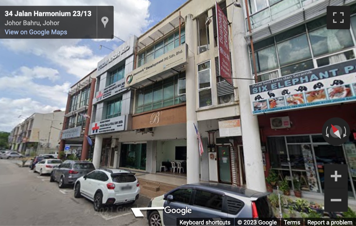 Street View image of 37A, Jalan Harmonium 23/13, Taman Desa Tebrau, Johor Bahru