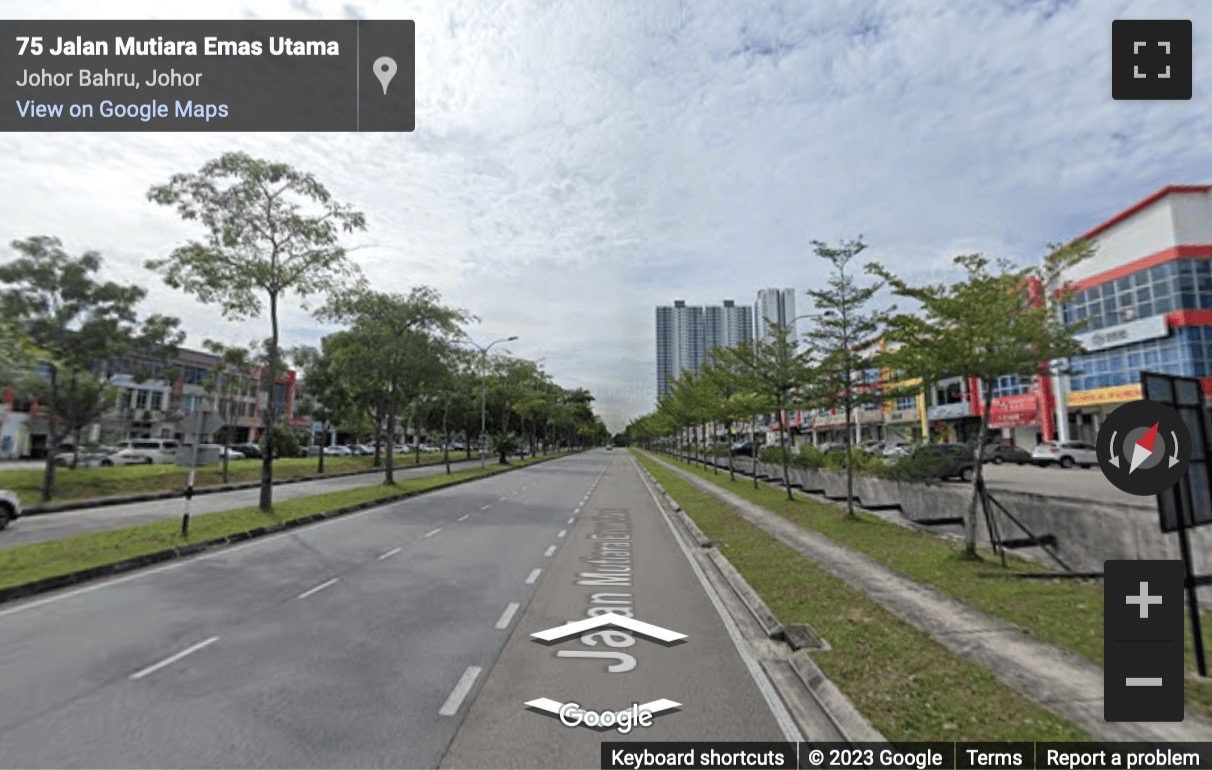 Street View image of 121 Jalan Mutiara Emas 2A, Taman Mount Austin, Johor, Johor Bahru