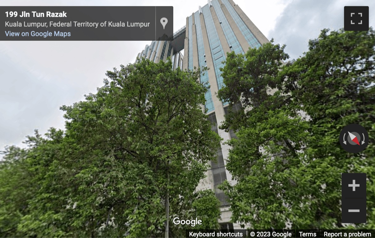 Street View image of Level 28, GTower, Jalan Tun Razak, Kuala Lumpur