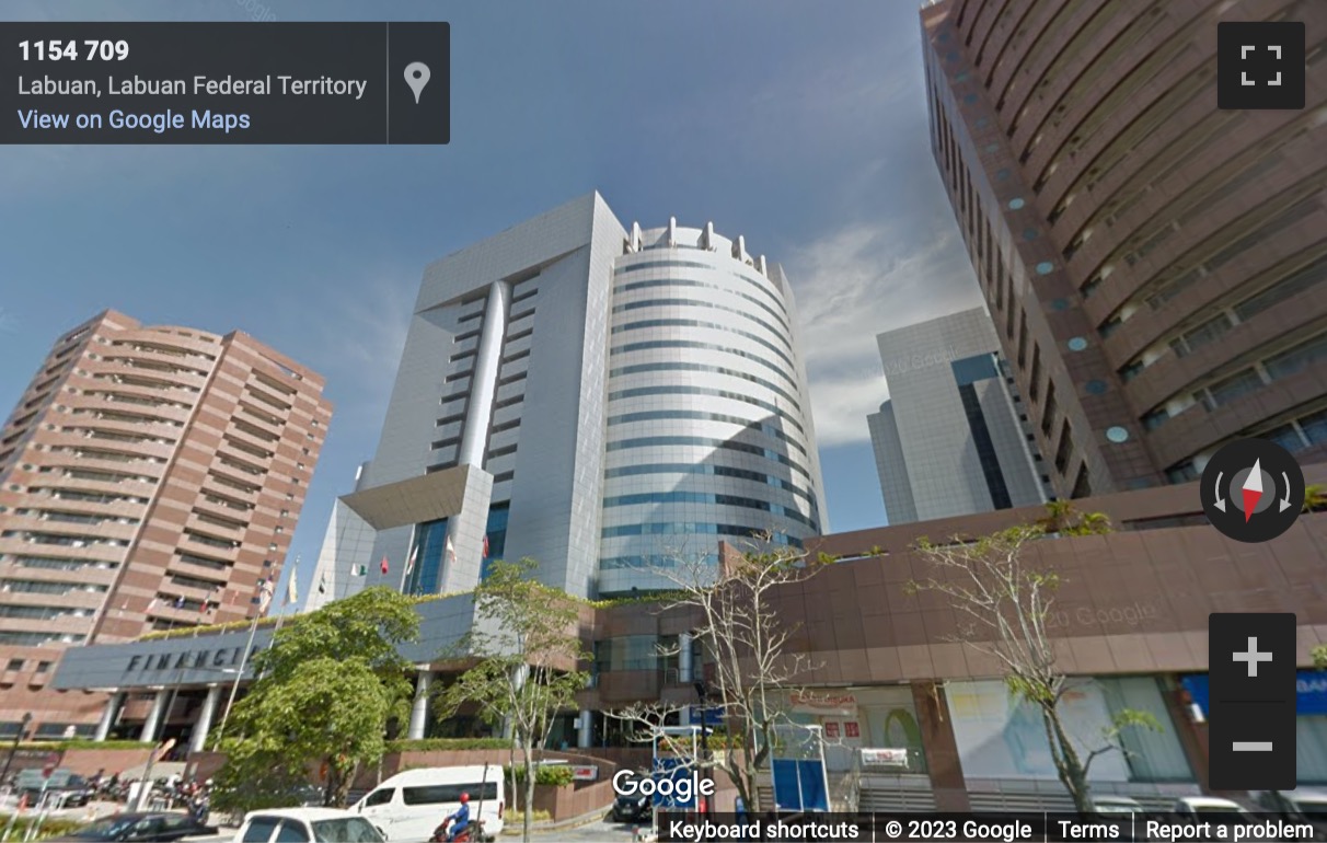 Street View image of Main Office Tower, Financial Park Complex Labuan, Jalan Merdeka