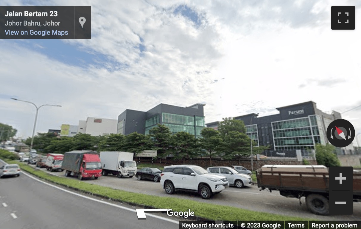 Street View image of Jalan Kencana Emas 2/3, Kawasan Perindustrian Tebrau, Johor Bahru