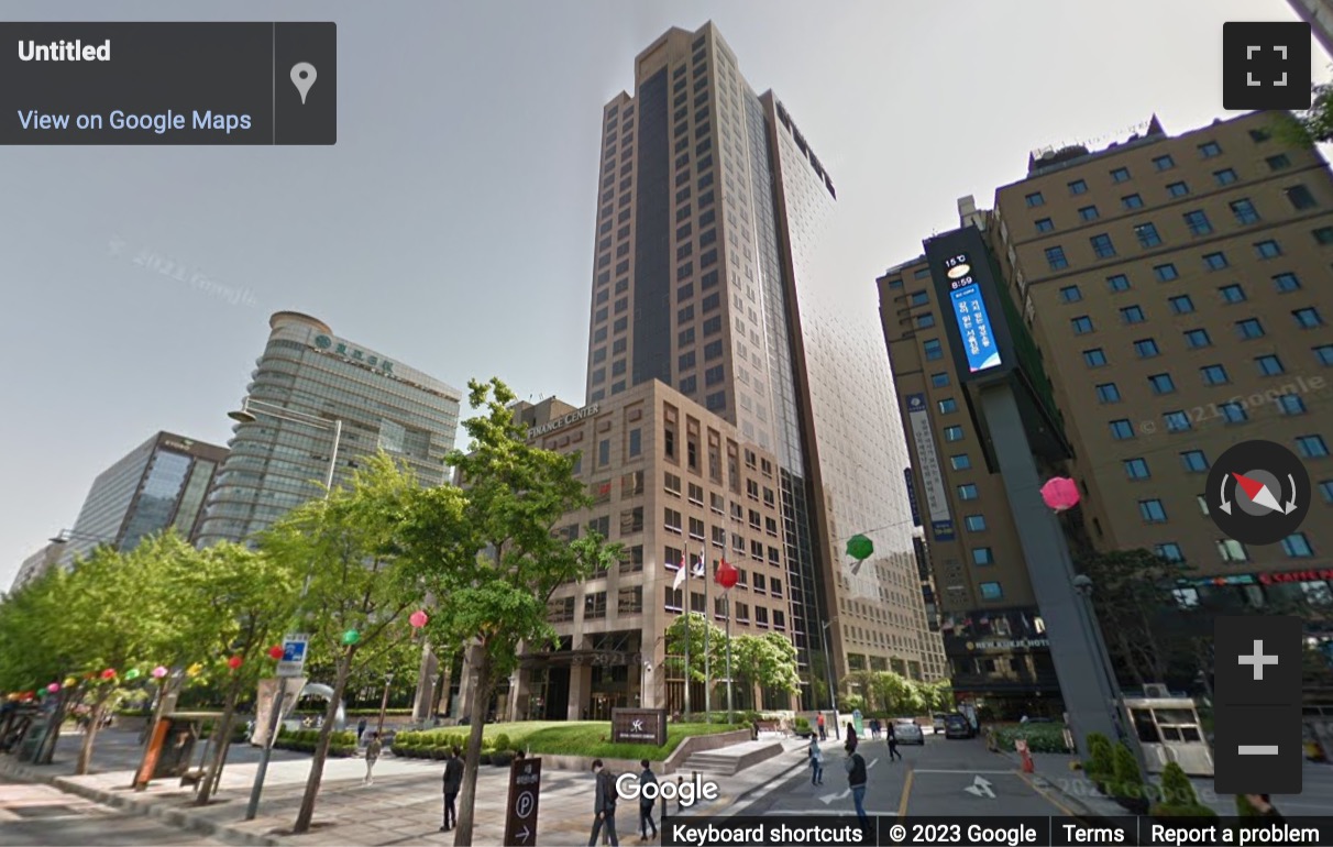 Street View image of Seoul Finance Centre, 3 & 8F, 136 Sejong-daero, Jung-gu