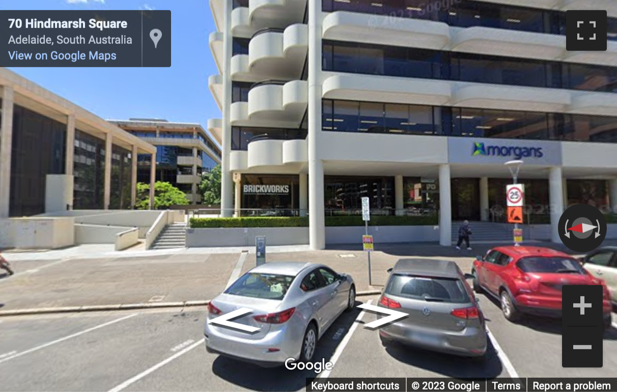Street View image of 70 Hindmarsh Square, Level 2, Adelaide, Australia