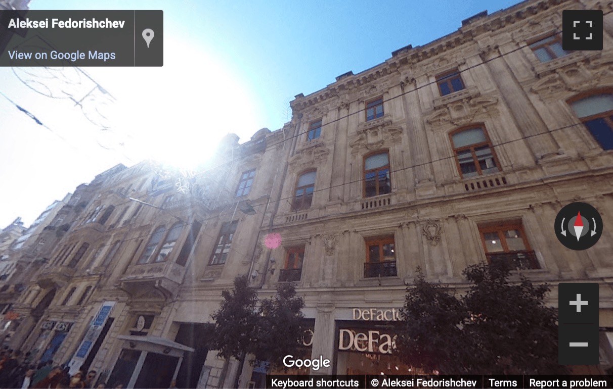 Street View image of Hüseyinağa Mahallesi, İstiklal Cd. No: 56/58 Kat: 3 Daire: 5 Beyoğlu İstanbul