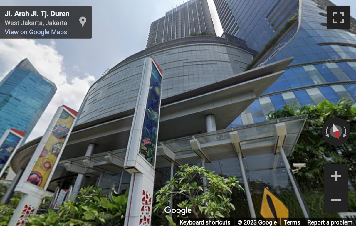 Street View image of SOHO Capital 32F Unit 7, Jalan S Parman Kav 28, Grogol Petamburan, Jakarta