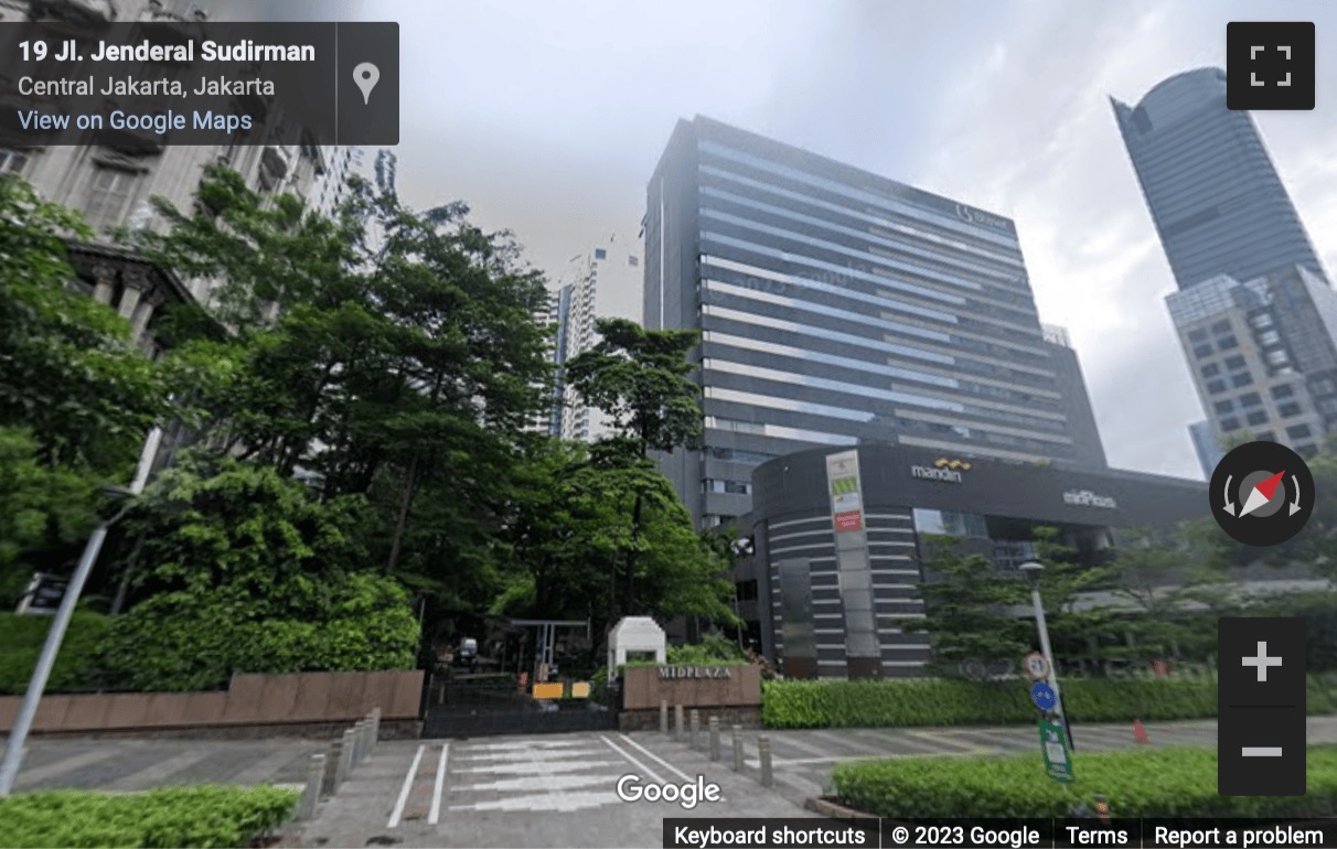 Street View image of Jalan Jend. Sudirman No. Kav 5, Tanah Abang, Jakarta