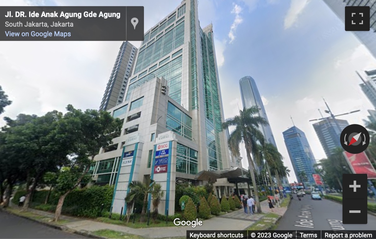 Street View image of Menara Rajawali, Jl. DR Ide Anak Agung Gde Agung, Kawasan Mega Kuningan, Jakarta