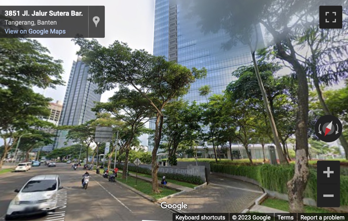 Street View image of The Prominence Alam Sutera Level 28 Jl. Jalur Sutera Barat No. 15, Bant, Tangerang