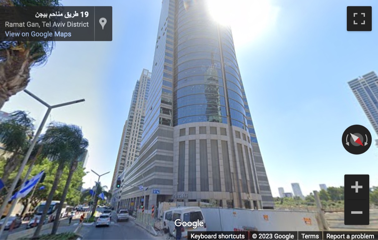 Street View image of Derech Menachem Begin 11, Ramat Gan, Ramat-Gan