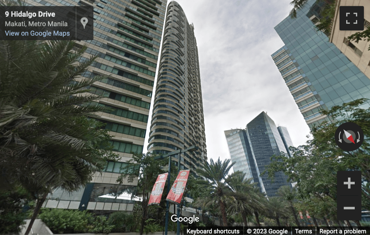 Street View image of 5/F Phinma Plaza, 39 Plaza Drive, Rockwell Center, Makati City