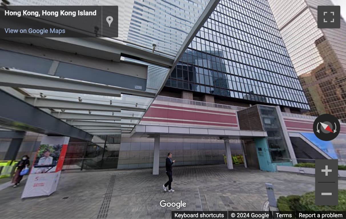 Street View image of 2802 Admiralty Centre, Tower 1, 18 Harcourt Rd, Admiralty, Hong Kong