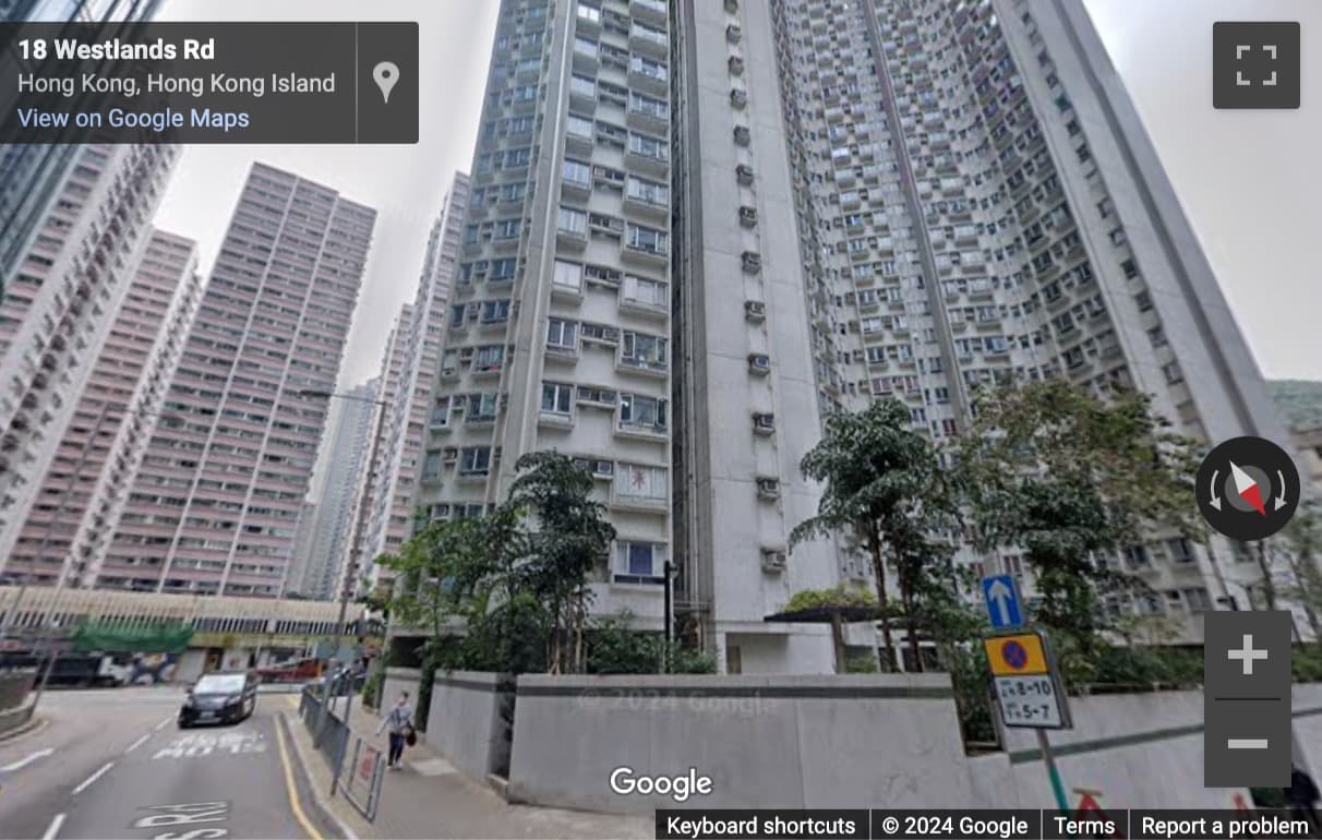 Street View image of Level 23 & 60, One Island East, 18 Westlands Road, Quarry Bay, Hong Kong