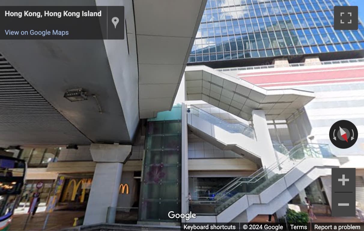 Street View image of 8F & 11F Admiralty Centre Tower 2, 18 Harcourt Road, Admiralty, Hong Kong