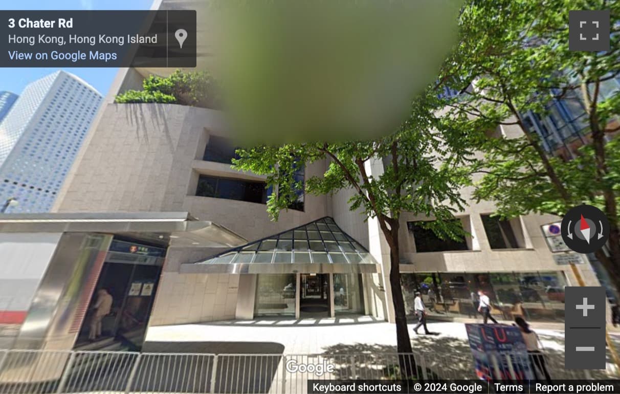 Street View image of Level 15 and 16, The Hong Kong Club Building, 3A Chater Road, Central