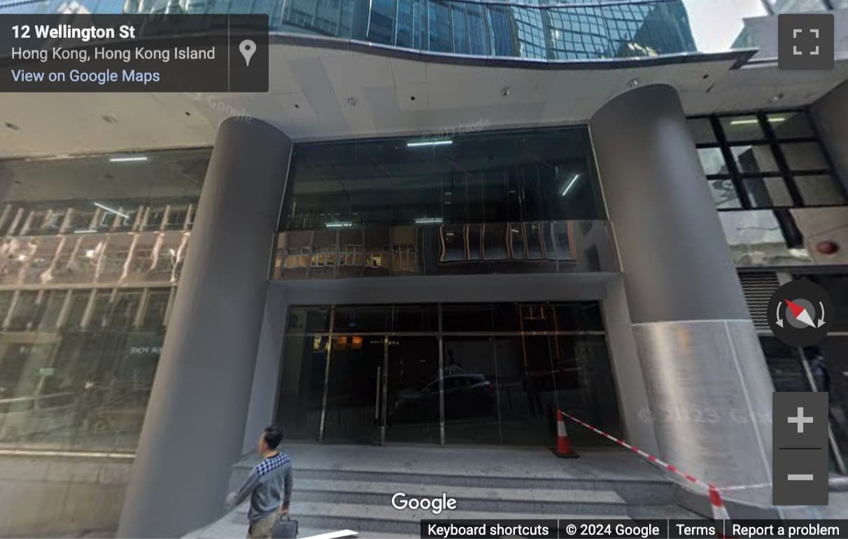 Street View image of L20 Silver Fortune Plaza, 1 Wellington Street, Central, Hong Kong