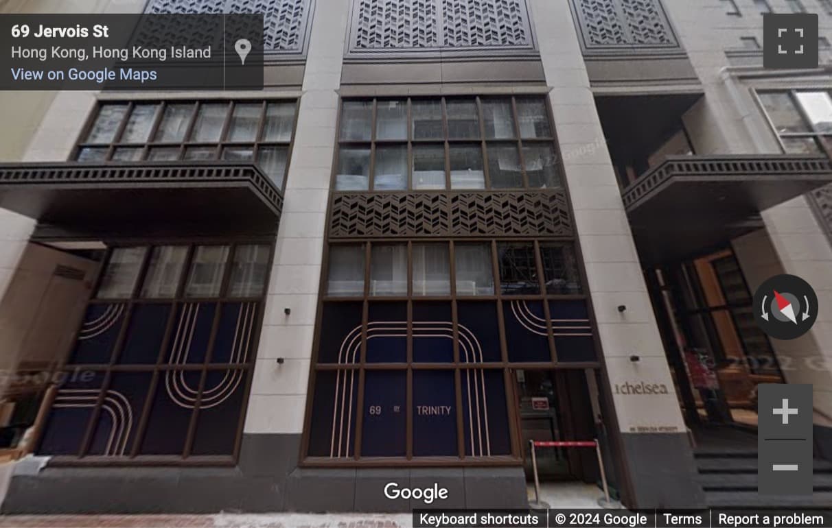 Street View image of Level 12-15, The Chelsea, 69 Jervois Street, Hong Kong