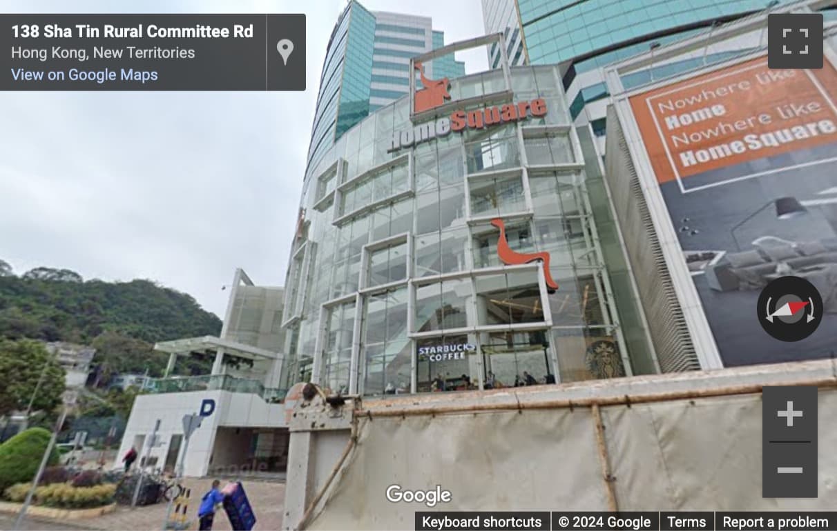 Street View image of 18/F, Tower 1, Grand Central Plaza, 138 Sha Tin Rural Committee Road