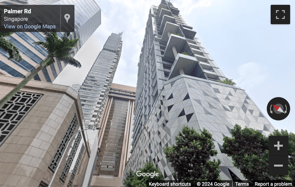 Street View image of 70 Shenton Way, Eon Shenton 21st floor, Singapore