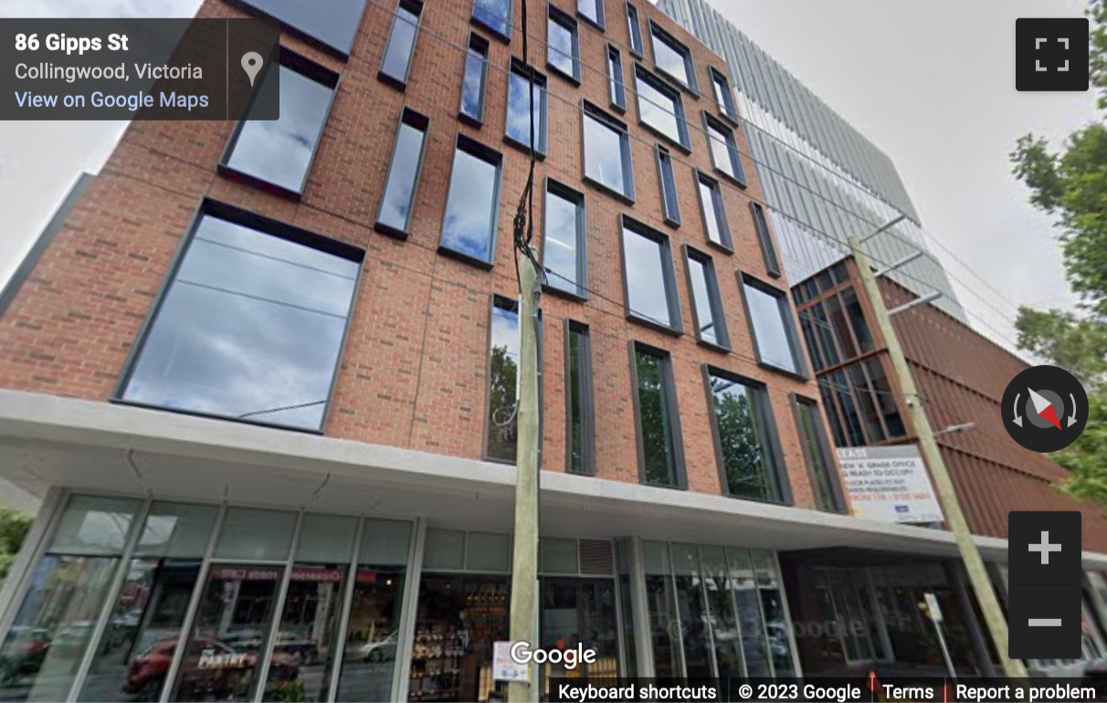 Street View image of 71 Gipps Street, Collingwood, Melbourne, Victoria