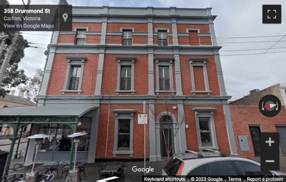 Street View image of 333 Drummond Street, Carlton, Melbourne, Victoria