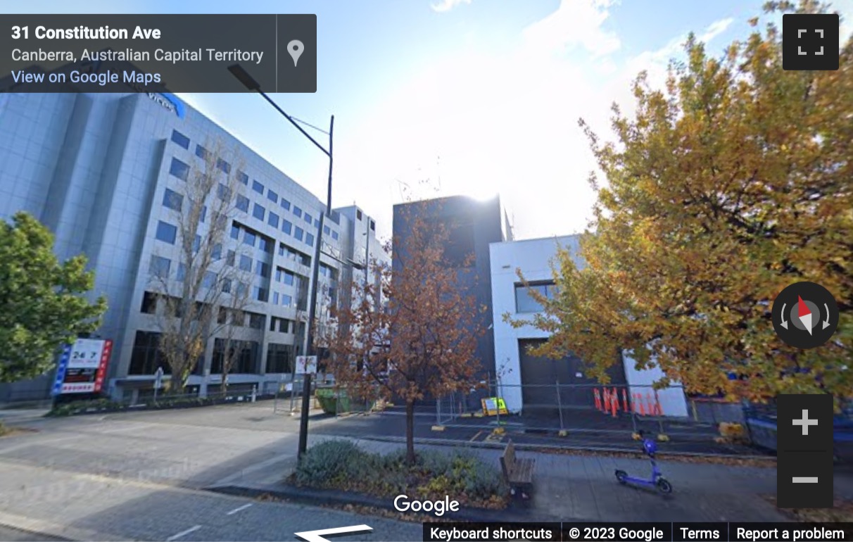 Street View image of Level 1, 33 Allara Street, Canberra City, Canberra, Australian Capital Territory