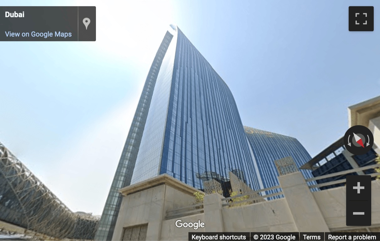 Street View image of Boulevard Plaza Tower One, Emaar Boulevard, Downtown Dubai, UAE