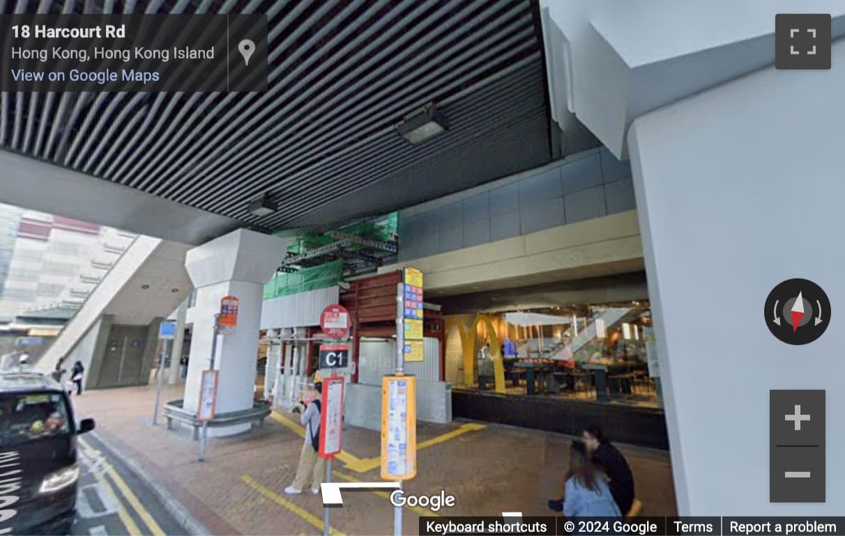 Street View image of 15/F Admiralty Centre Tower 1, 18 Harcourt Road, Admiralty, Hong Kong