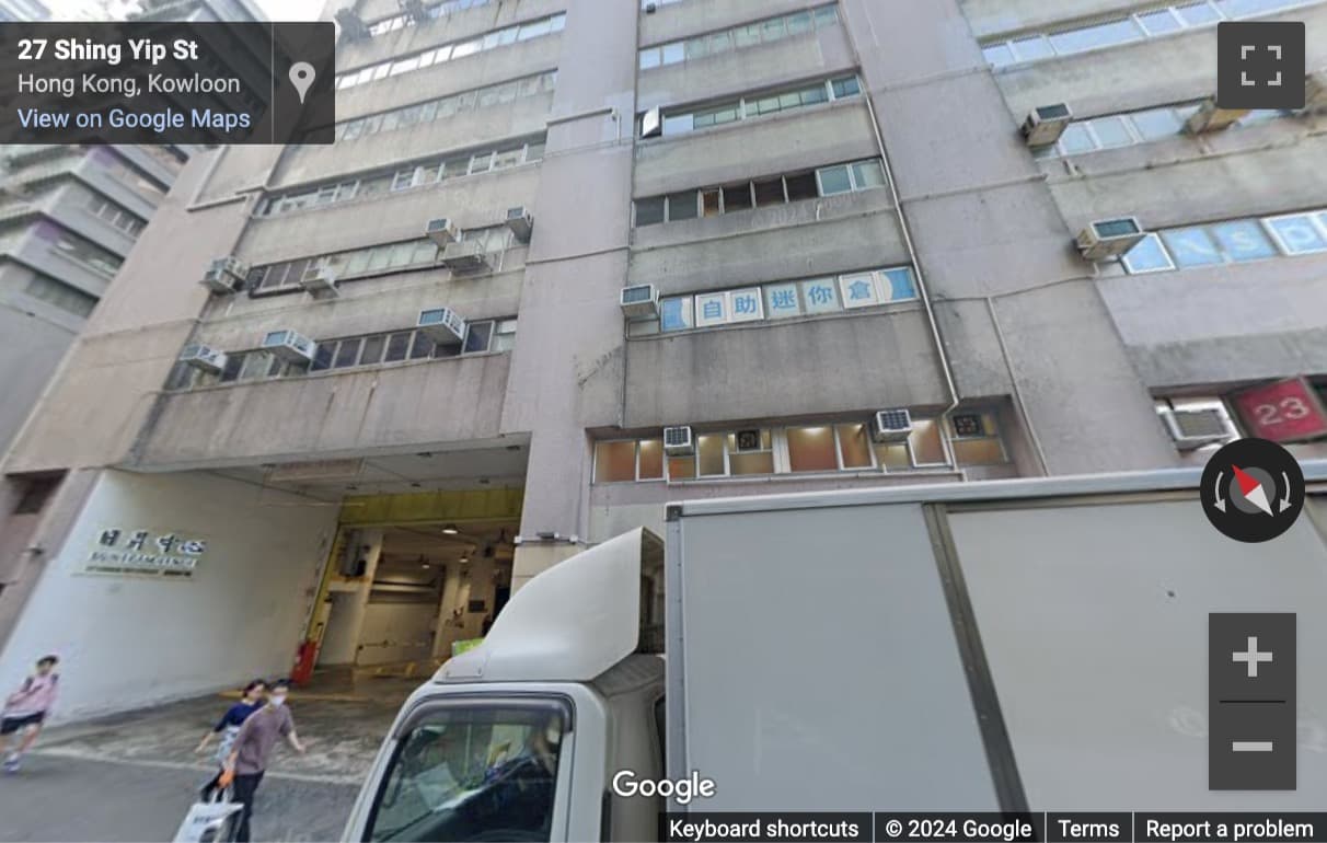 Street View image of Sunbeam Centre, 27 Shing Yip Street, Unit 608, 6th Floor, Hong Kong