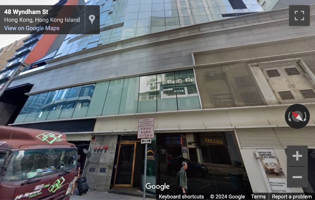 Street View image of Lan Kwai Fong Tower (LKF Tower), 33 Wyndham Street, Hong Kong