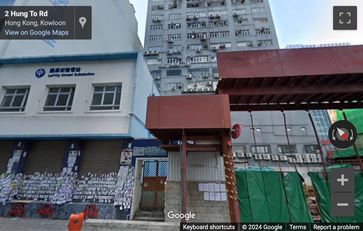 Street View image of 4/F, Lucky Factory Building, 63, 65 Hung To Road, Kwun Tong