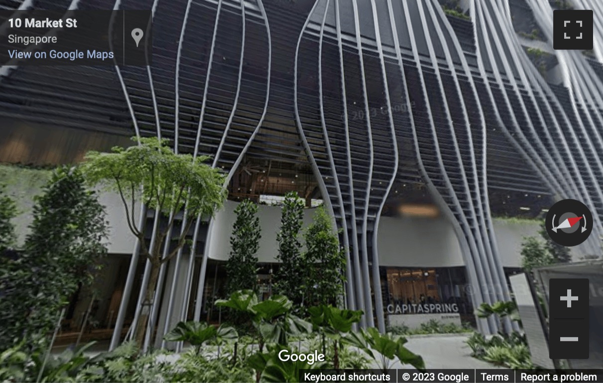 Street View image of 88 Market Street, CapitaSpring, No. 40-01, Singapore