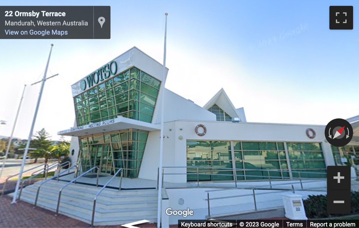 Street View image of 22 Ormsby Terrace, Mandurah, Western Australia