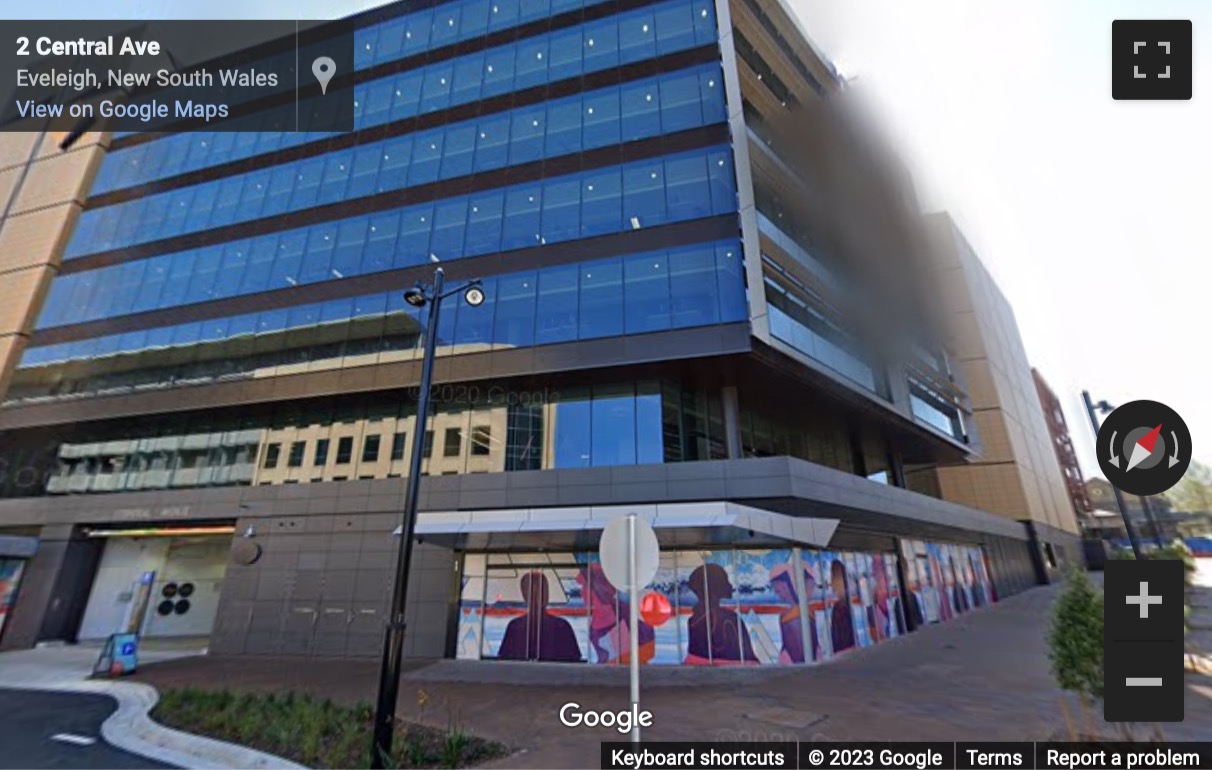 Street View image of 1 Locomotive Street, South Eveleigh, Sydney, New South Wales