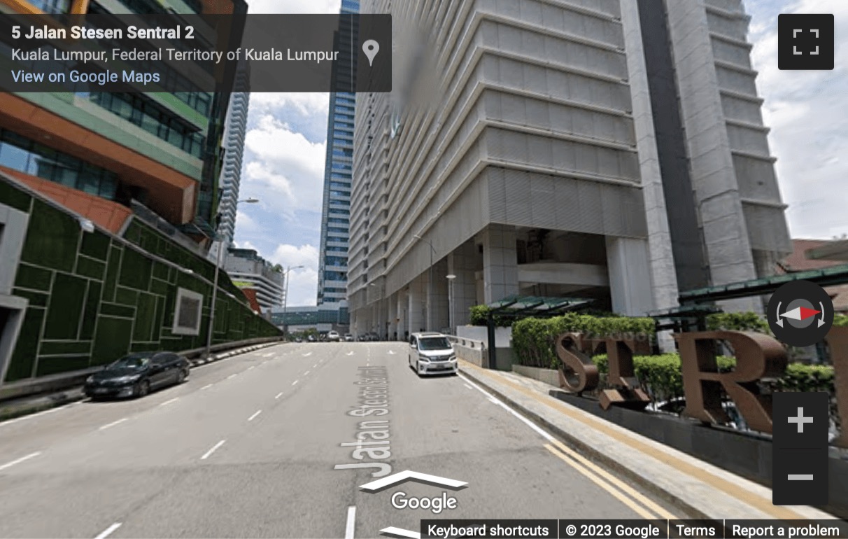 Street View image of Q Sentral, 2A, Jalan Stesen Sentral 2, Level 37, Kuala Lumpur