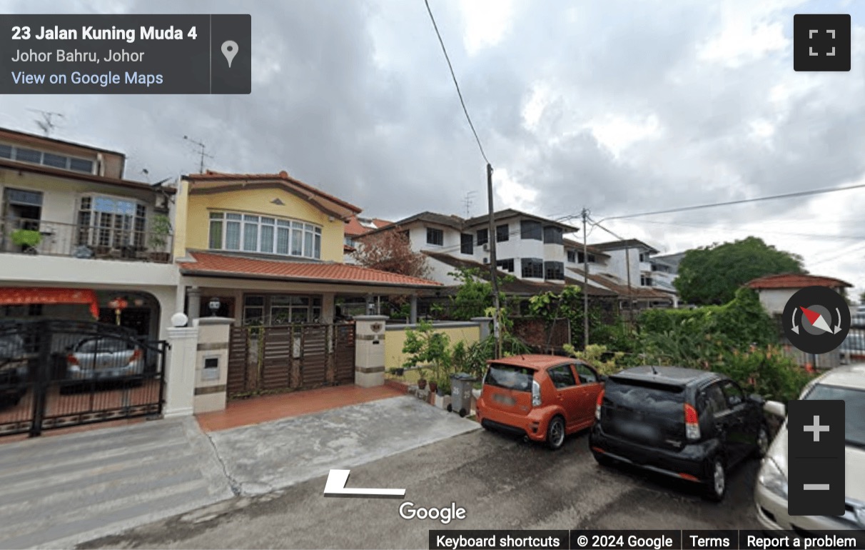 Street View image of Jalan Kuning, Taman Pelangi, Iskandar Puteri