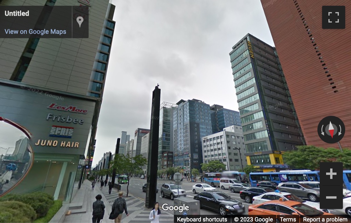 Street View image of 464, Gangnam-daero, New Nonhyun 1, Seoul