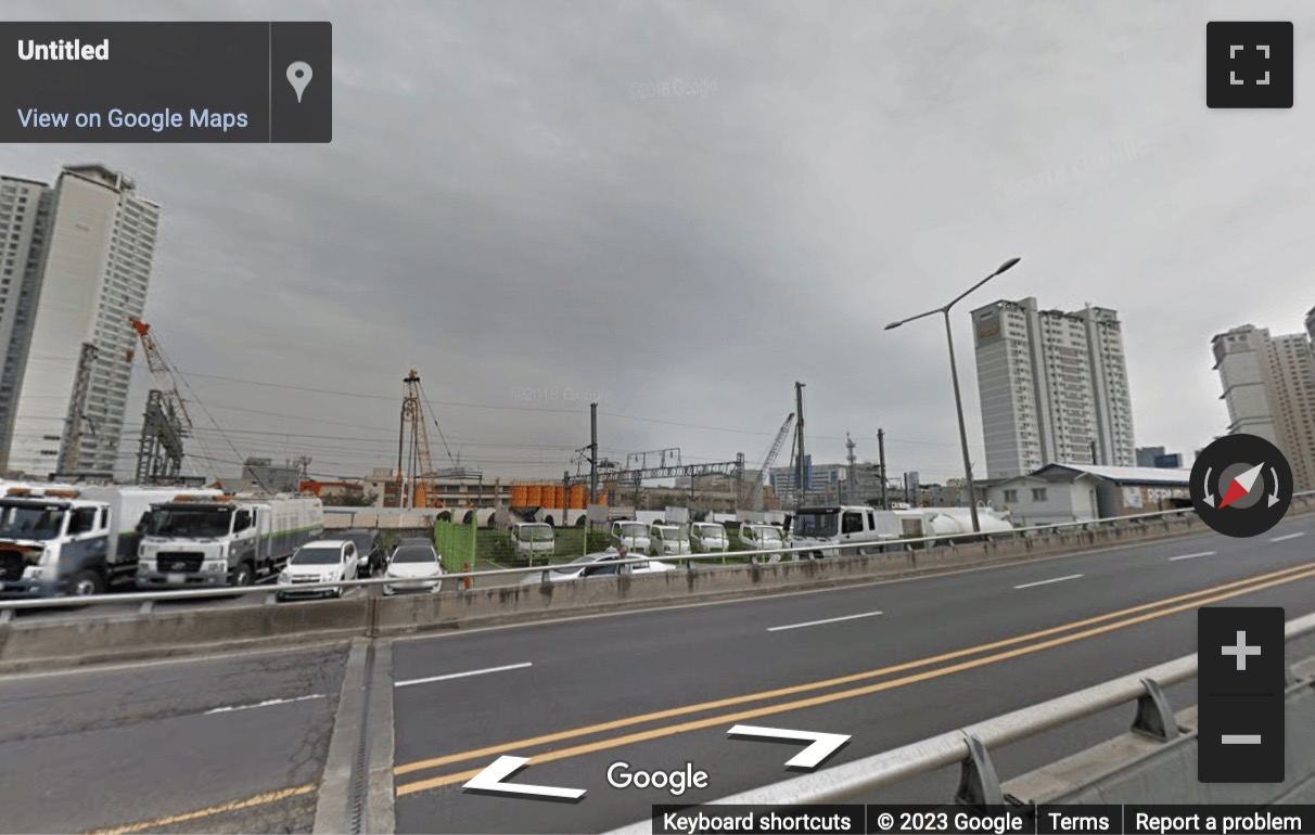 Street View image of 366, Hangang-daero, Yongsan-gu, Seoul Station