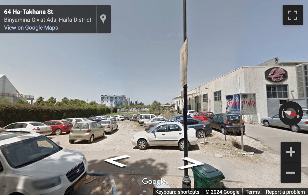 Street View image of 64 Ha-Takhana Street, Easyspace Binyamina, Binyamina-Giv’at Ada