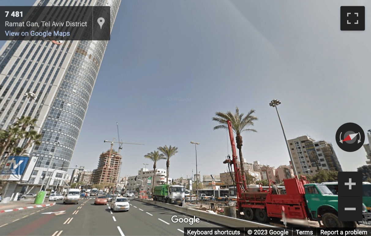 Street View image of One Tower, 21 Abba Hillel Street, Ramat-Gan