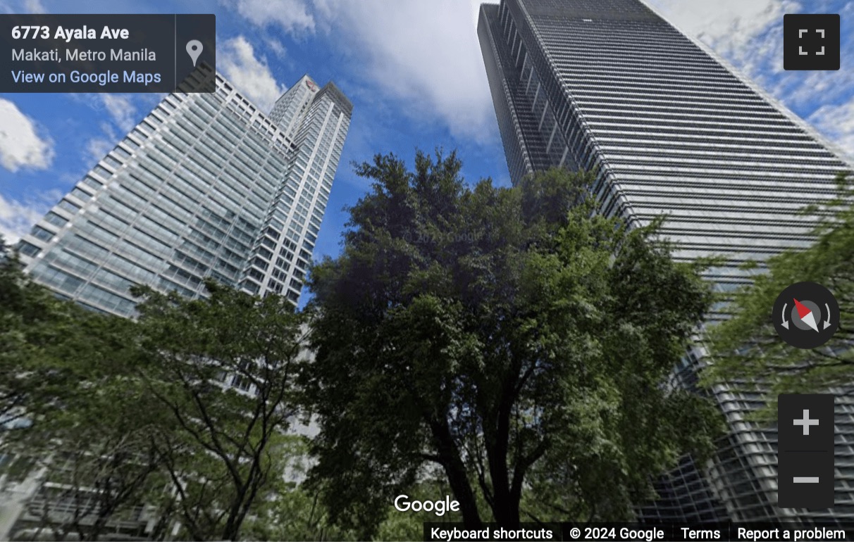 Street View image of One Ayala Tower, 6th, 11th Floor, Ayala Avenue, Makati