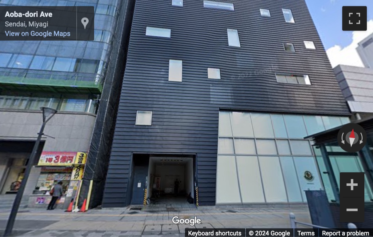 Street View image of Kurax Sendai 4F, 3-3-1 Ichibancho