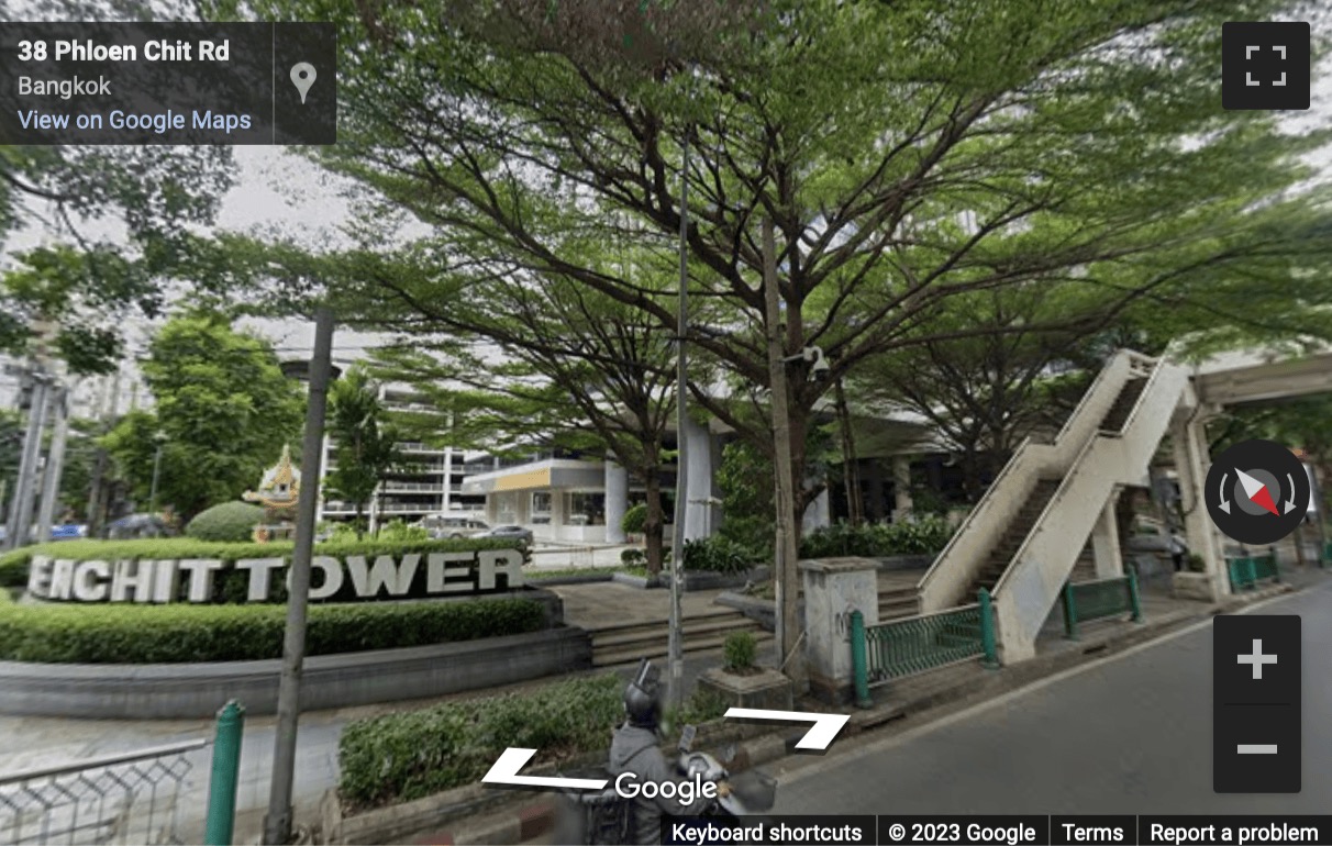 Street View image of Floor 37, 40, Ploenchit Road, Lumpini, Bangkok