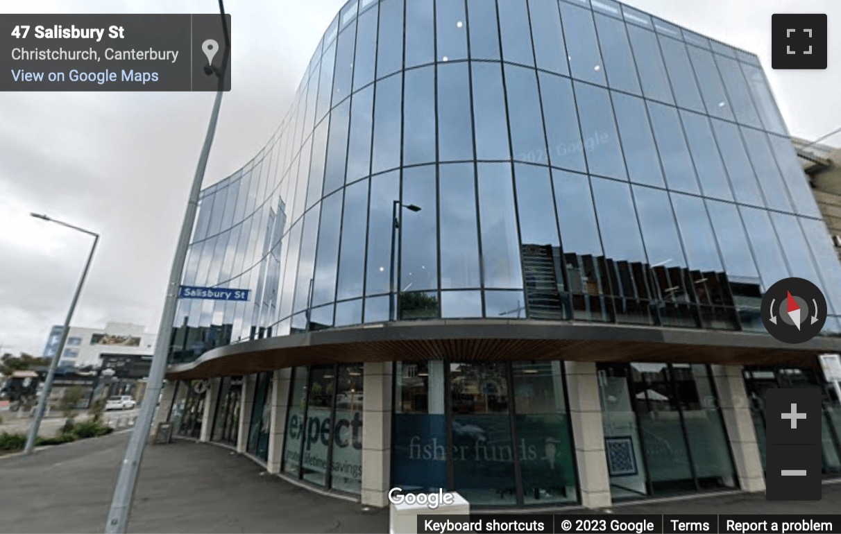 Street View image of 47/49 Salisbur Street, Level 2, Christchurch (New Zealand)