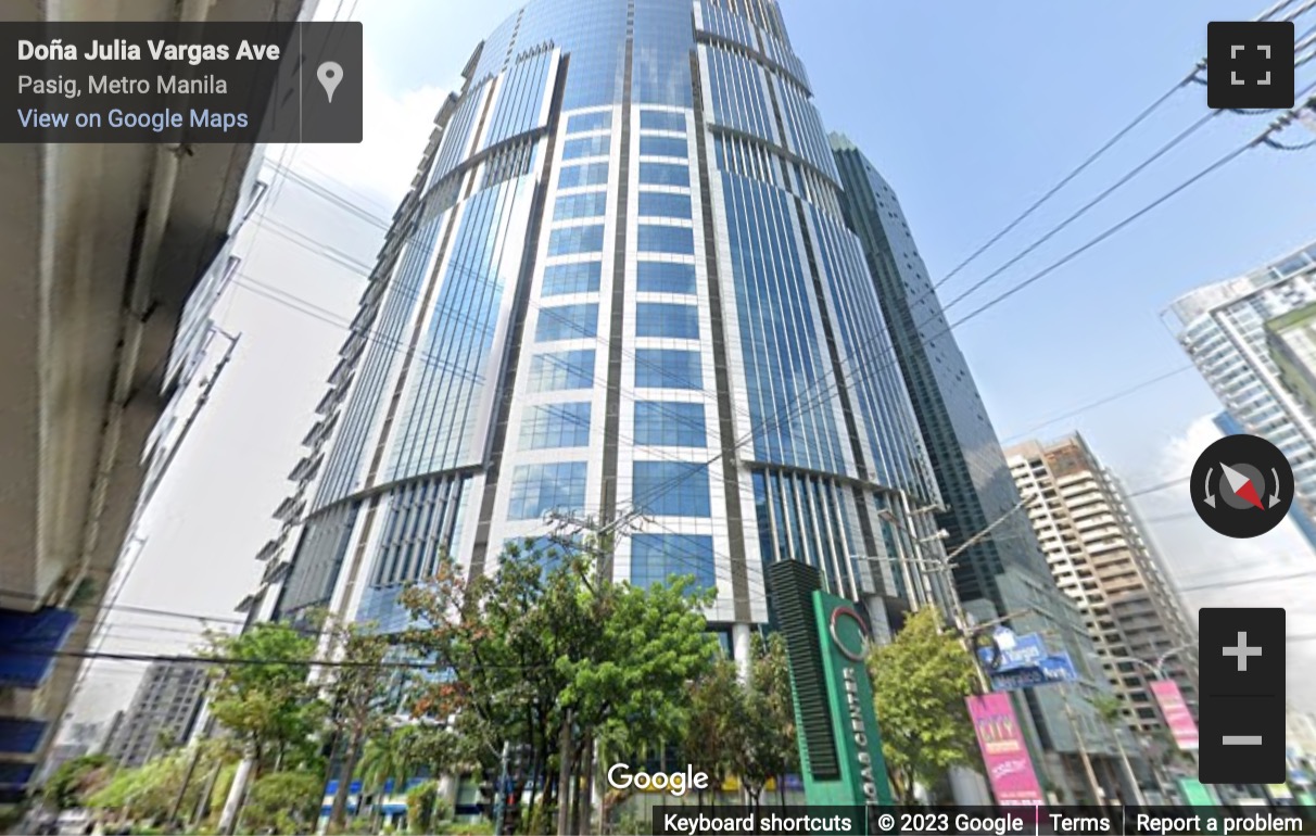 Street View image of One Corporate Center, 11th Floor & 14th Floor, Julia Vargas Avenue, Pasig City