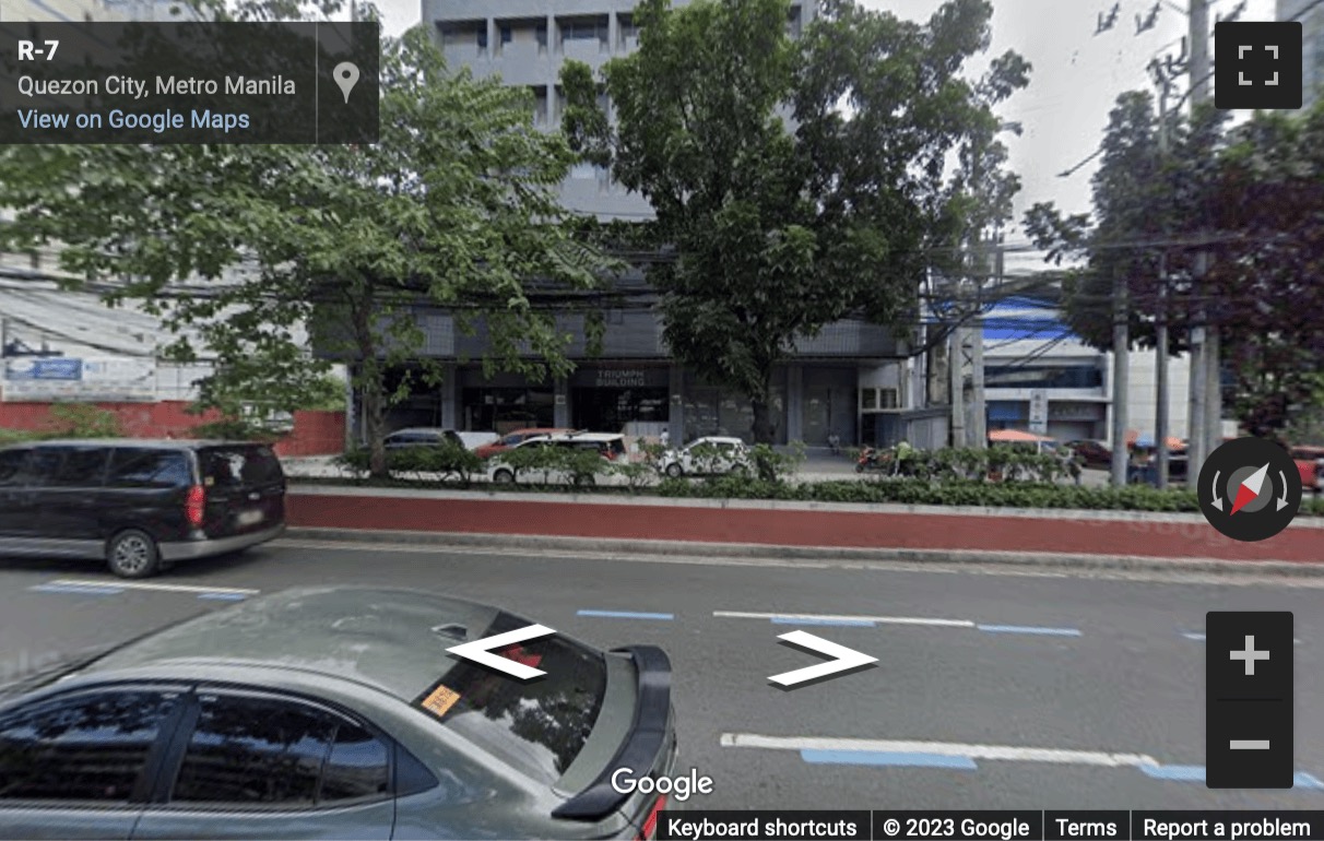 Street View image of 1610 Quezon Avenue, Ground Floor, Mezzanine Triumph Building, Diliman, Metro Manila