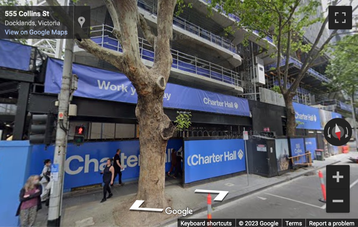 Street View image of 555 Collins Street, Level 1, 555 Collins Exchange, Melbourne, Victoria