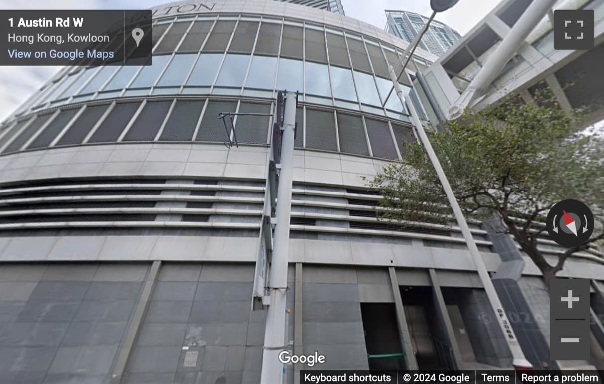 Street View image of 86/F, International Commerce Centre, 1 Austin Road West, Hong Kong