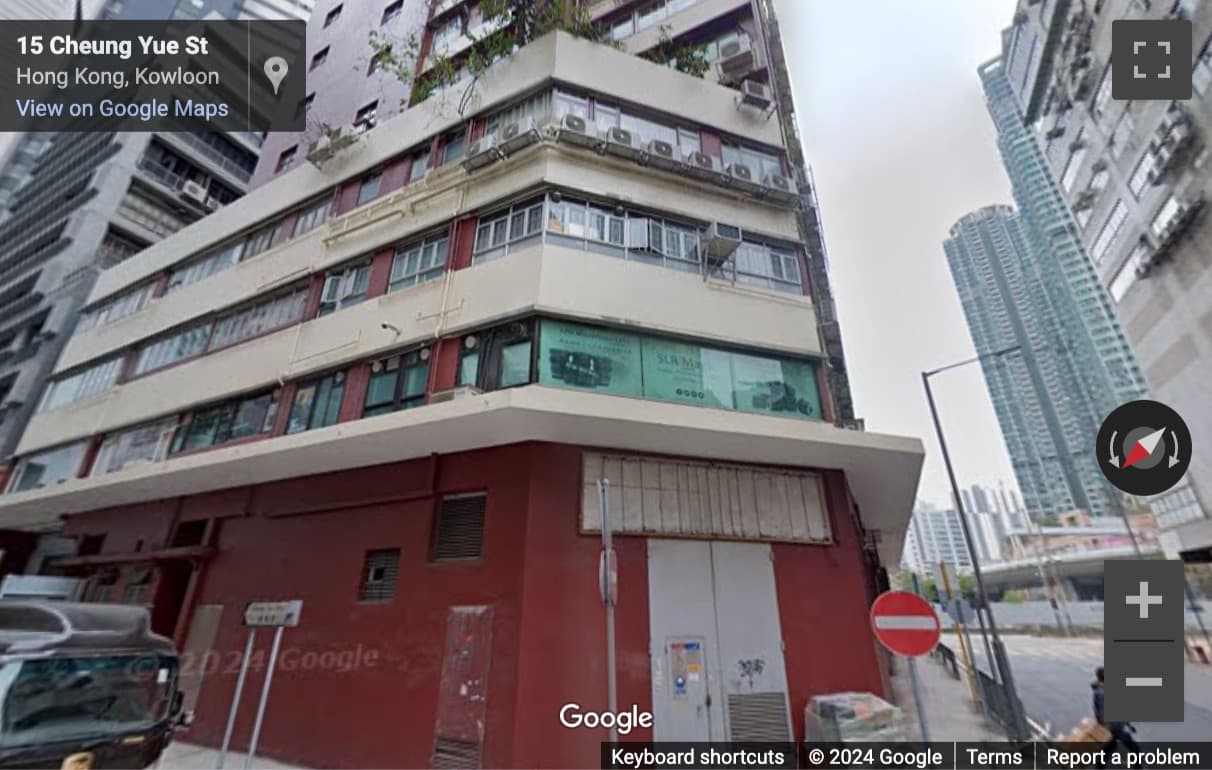 Street View image of 9/F Kato Factory Building, 2 Cheung Yue Street, Lai Chi Kok, Hong Kong